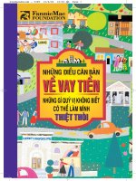 NHỮNG ĐIỀU CẦN LƯU Ý KHI VAY TIỀN ppsx