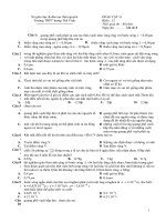 Đề thi VẬT Lí Khối : 12 - Mã đề 3 docx