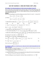 Bài tập cơ học đại cương - Phần 2 Dao động và sóng cơ - Chương 3 pps