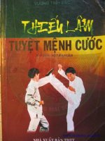 thiếu lâm tuyệt mệnh cước - vương tính đắc, 292 trang