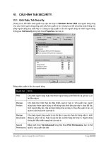 Giáo trình hướng dẫn phân tích quy trình sử dụng terminal service profile trong cấu hình account p10 ppt