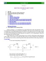 Bài giảng mạch điện tử : ÐÁP ỨNG TẦN SỐ CỦA BJT VÀ FET part 1 pptx