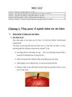 Tổng quan về ngành chăm sóc sức khỏe