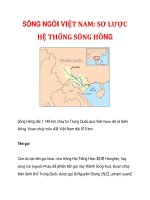 SÔNG NGÒI VIỆT NAM: SƠ LƯỢC HỆ THỐNG SÔNG HỒNG doc