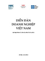 DIỄN đàn DOANH NGHIỆP VIỆT NAM hội nghị nhóm tư vấn các nhà tài trợ 2011 hà nội 2 tháng 12 năm 2011