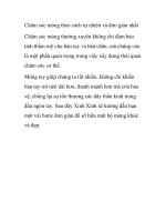 Chăm sóc móng theo cách tự nhiên và đơn giản nhất pptx