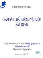 Giám sát chất lượng vật liệu xây dựng pdf