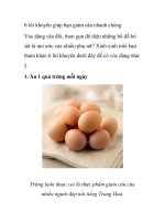 6 lời khuyên giúp bạn giảm cân nhanh chóng pdf