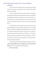 Một số giải pháp nâng cao chất lượng phục vụ tại Khách sạn hàng không - 1 ppt