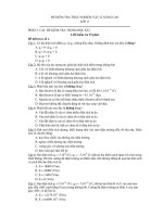 ĐỀ KIỂM TRA TRẮC NGHIỆM VẬT LÍ NÂNG CAO LỚP 11 PHẦN I docx