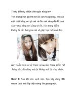 Trang điểm tự nhiên đón ngày nắng mới doc