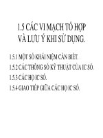 Mạch logic tổ hợp - Phần 5 pps