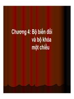 ĐIỆN TỬ CÔNG SUẤT - CHƯƠNG 4 bộ biến đổi và bộ khóa một chiều pdf