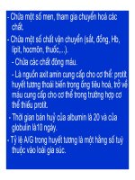 Bài giảng bệnh lý học thú y : Rối loạn chuyển hóa các chất part 4 pptx