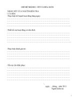 Giáo án mầm non - TẾT VÀ MÙA XUÂN doc