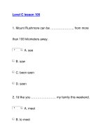 Level C lesson 105 pot