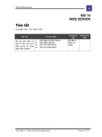 CHỨNG CHỈ QUẢN TRỊ MẠNG LINUX - BÀI 14 ppsx