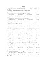 KỲ THI THỬ HSG MÔN ANH VĂN NĂM 2011 - TEST 8 doc