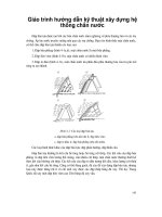 Giáo trình hướng dẫn kỹ thuật xây dựng hệ thống chắn nước phần 1 ppt