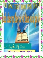 Bài giảng toán lớp 1 luyện tập tuần 13