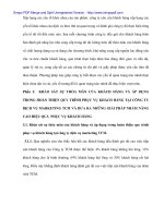 Sự thõa mãn của khách hàng và hoàn thiện quá trình phục vụ Khách hàng tại Cty TCM - 8 ppt