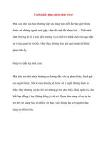 Cách khắc phục nhút nhác ở trẻ potx