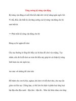 Tăng cường kỹ năng vận động ppsx