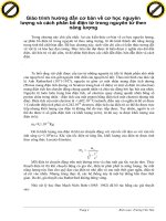 Giáo trình hướng dẫn cơ bản về cơ học nguyên lượng và cách phân bố điện tử trong nguyên tử theo năng lượng phần 1 potx