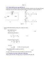 Bài giảng mạch điện tử : MẠCH DIODE part 2 pps