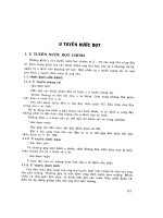 U TUYẾN NƯỚC BỌT docx