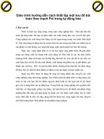 Giáo trình hướng dẫn cách thiết lập một lưu đồ bài toán theo mạch Pcl trong tự động hóa phần 1 pptx