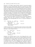 Lexical Categories verbs nouns and adjectives phần 9 ppt