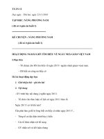 Giáo án lớp 3 năm 2011 - Tuần 12 pot