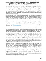 Giáo trình hướng dẫn hình thức mua bán sản phẩm bằng thẻ tín dụng trên internet phần 1 ppt