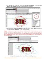 Giáo trình hướng dẫn tạo ra một đoạn graphic movie có đối tượng là một đường thẳng chuyển động bằng key sence p10 pps