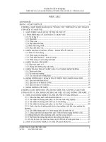 Đồ án thiết kế và cải tạo hệ thống cấp nước thị xã phủ lý, tỉnh hà nam