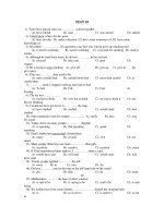 KỲ THI THỬ HSG MÔN ANH VĂN NĂM 2011 - TEST 10 docx