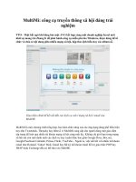 MultiMi: công cụ truyền thông xã hội đáng trải nghiệm potx