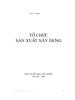 Tổ chức sản xuất xây dựng - Chương 1 docx