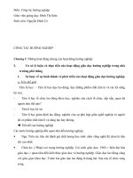 Bài soạn Công tác hướng nghiệp