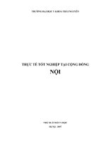 THỰC TẾ TỐT NGHIỆP TẠI CỘNG ĐỒNG NỘI part 1 potx