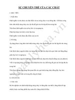 SỰ CHUYỂN THỂ CỦA CÁC CHẤT potx
