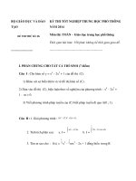 đề thi thử tốt nghiệp trung học phổ thông môn toán 2014 1 (5)