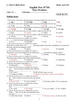 English Test (N 05) potx