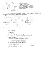 Bài giảng mạch điện tử : OP-AMP-KHUẾCH ÐẠI VÀ ỨNG DỤNG part 4 ppsx