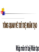 Tổng quan về trí tuệ nhân tạo pps