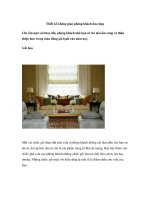 Thiết kế không gian phòng khách ấm cúng ppt