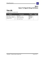 CHỨNG CHỈ QUẢN TRỊ MẠNG LINUX - BÀI 6 pptx