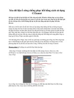 Xóa dữ liệu ổ cứng chống phục hồi bằng cách sử dụng CCleaner pot