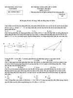 ĐỂ THI HỌC SINH GIỎI LỚP 12 THPT NĂM HỌC 2010-2011 MÔN: VẬT LÝ - Mã đề thi 357 pot